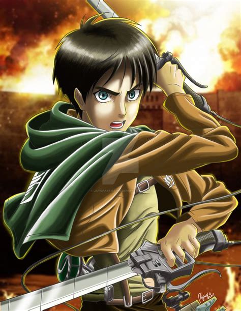 attack on titans eren jaeger|More.